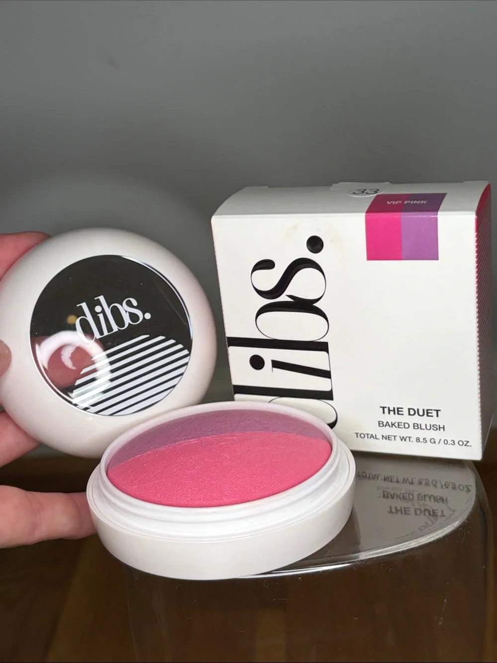 Dibs The Duet Baked Blush — VIP Pink